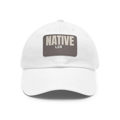 NATIVE Dad Hat with Leather Patch