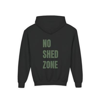 NO SHED ZONE Youth Hoodie