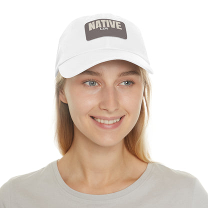 NATIVE Dad Hat with Leather Patch