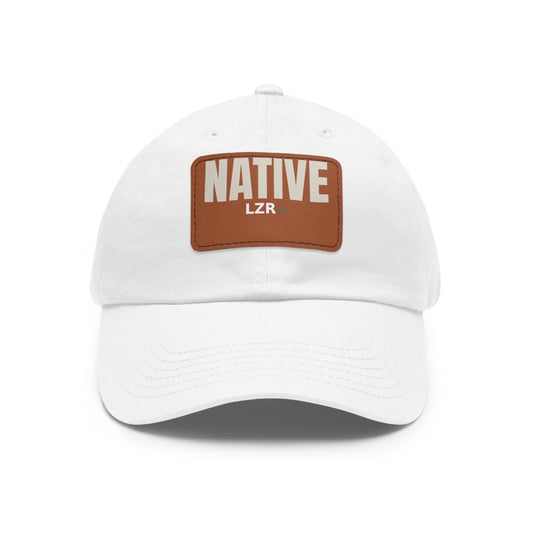 NATIVE Dad Hat with Leather Patch