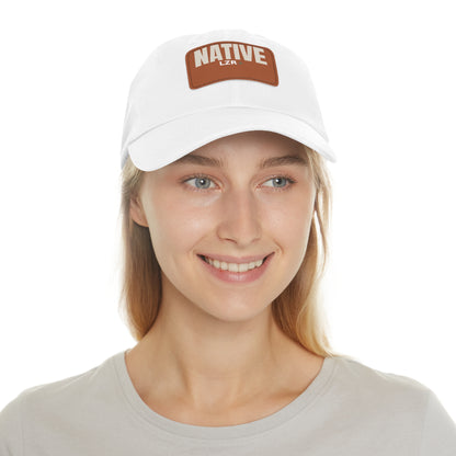 NATIVE Dad Hat with Leather Patch
